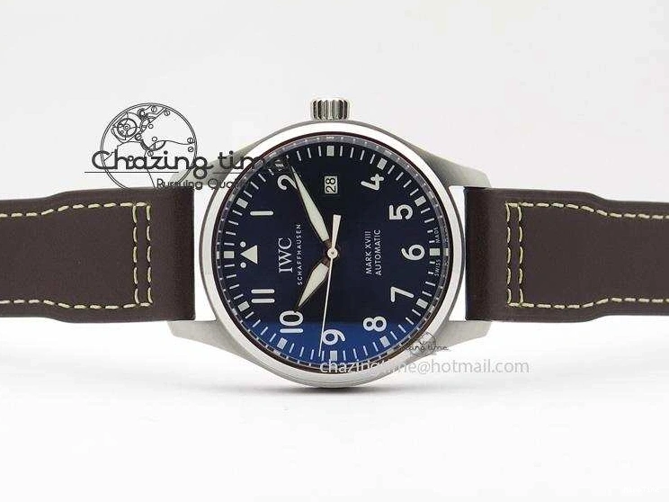 MIROTIME 0320 Mark XVIII Le Petit Prince IW327004 SS Mk Maker Best Edition Blue Dial On Brown Leather Strap A TimelessDesign 7296